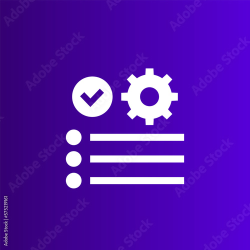 quality control in production icon for web