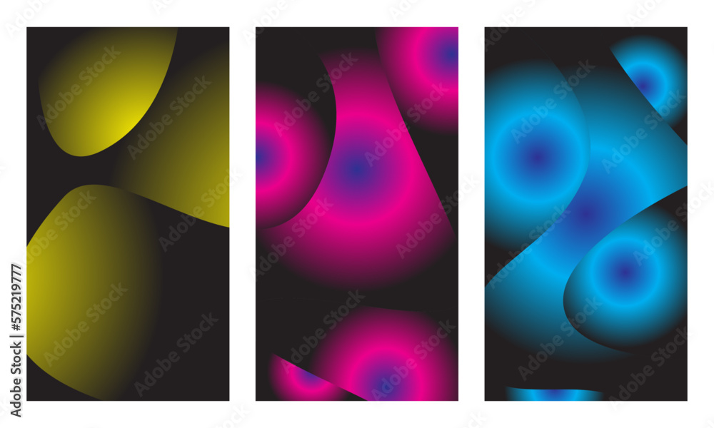 design abstract background colorful fluid and geometric suitable for your vector banner and poster template 