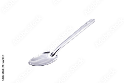 Classic Silver Spoon on Transparent Background PNG file photo