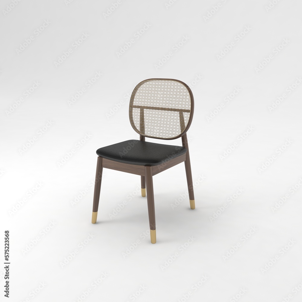 Armchair side view, modern designer furniture, Chair isolated on white background Armchair side view, modern designer furniture, Chair isolated on white background