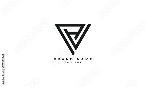  PHJ, PVJ, PHD, PAJ, Abstract initial monogram letter alphabet logo design