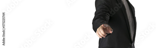 An Asian man in a suit with a transparent background