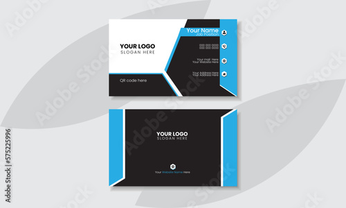 Professional unique creative modern business card template