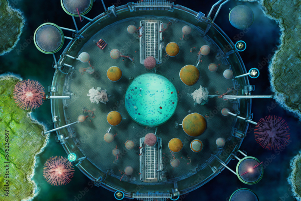 exploring-microbial-communities-in-bioreactors-overhead-shot-of-a