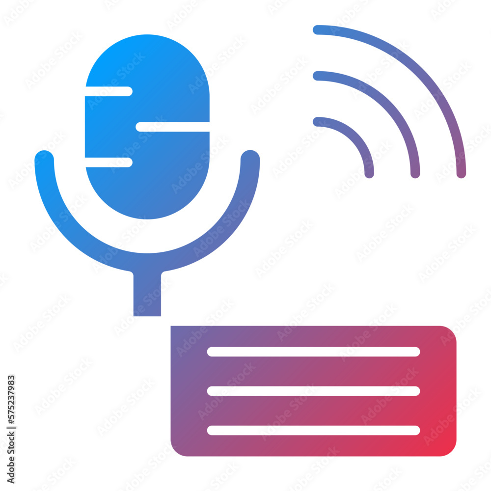 Vector Design Podcast Icon Style Vector Design Podcast Icon Style