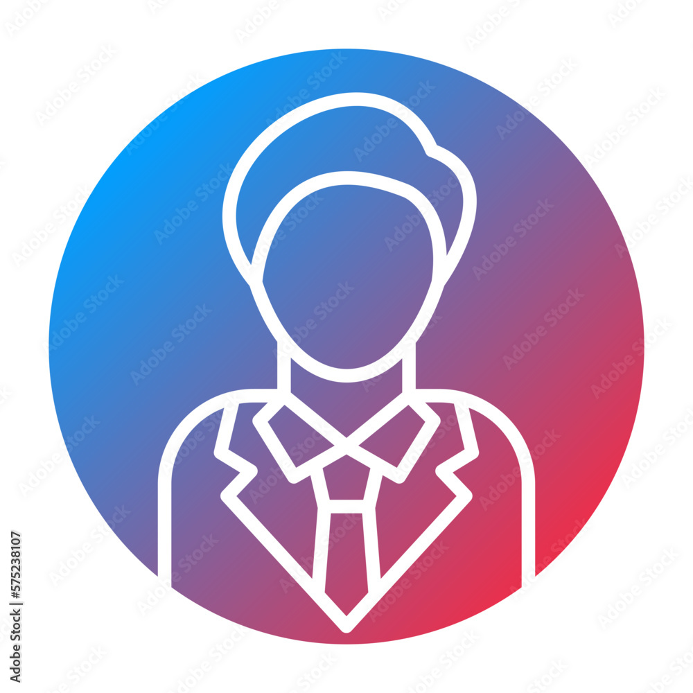 Vector Design User Profile Icon Style