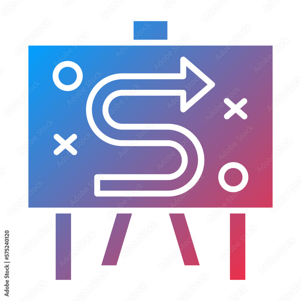 Vector Design Strategy Icon Style Vector Design Strategy Icon Style
