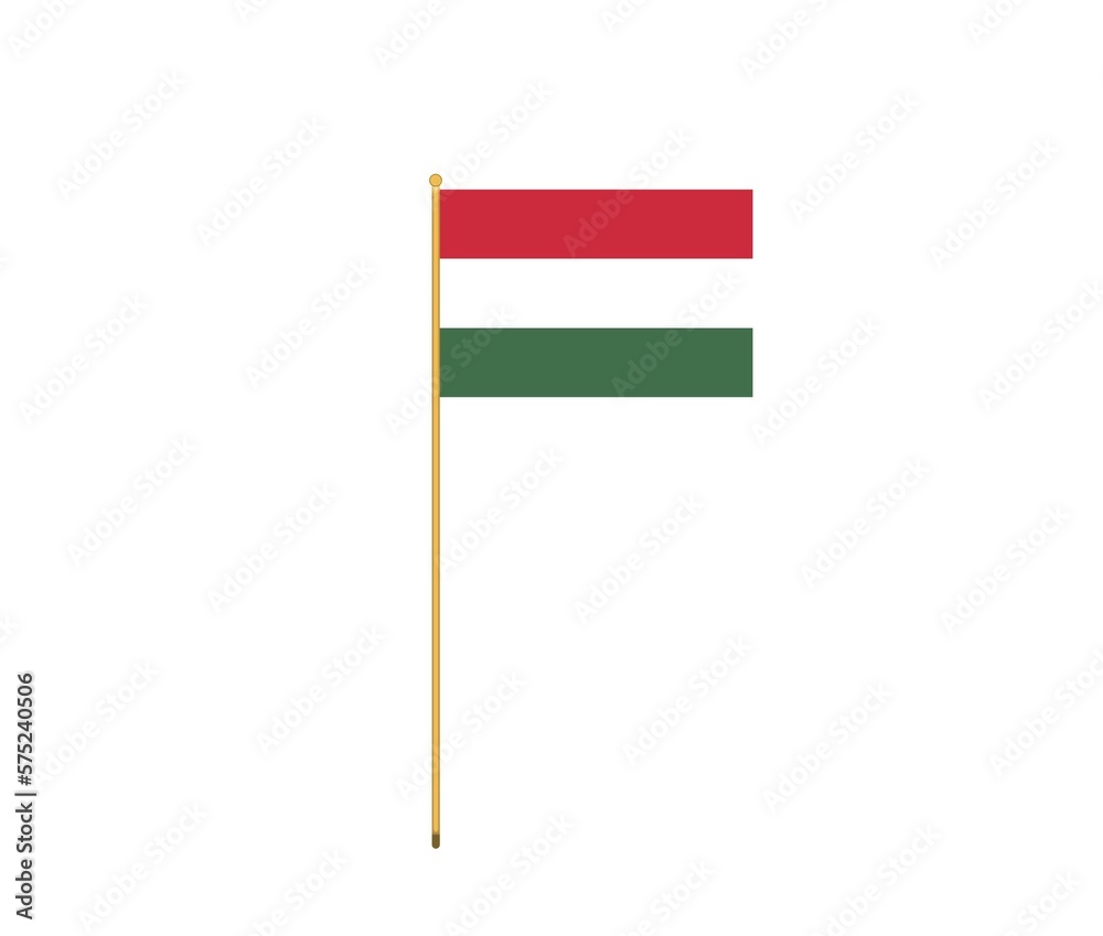 Hungarian flag in the wind Hungarian flag in the wind