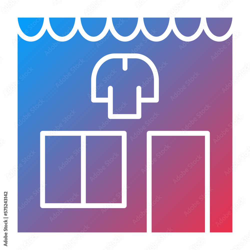Vector Design Clothing Store Icon Style Vector Design Clothing Store Icon Style