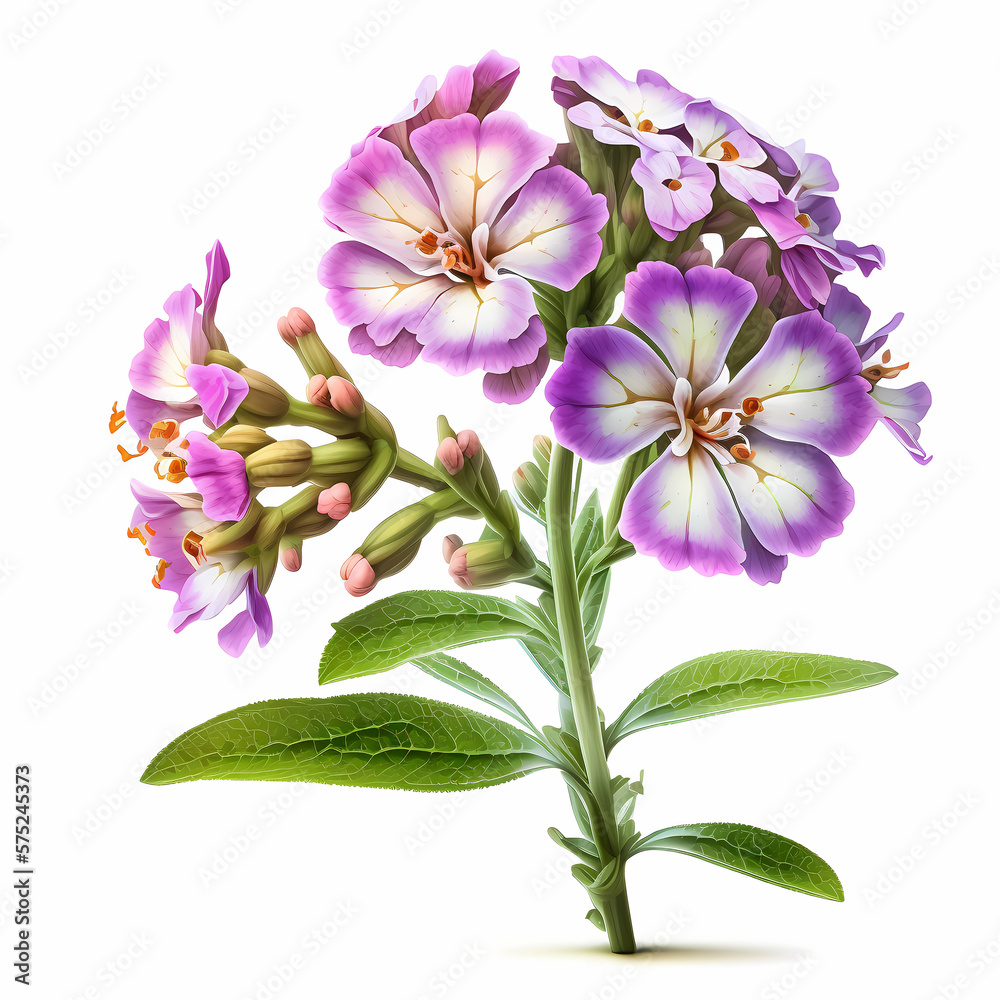 mathiola flower illustration mathiola flower illustration