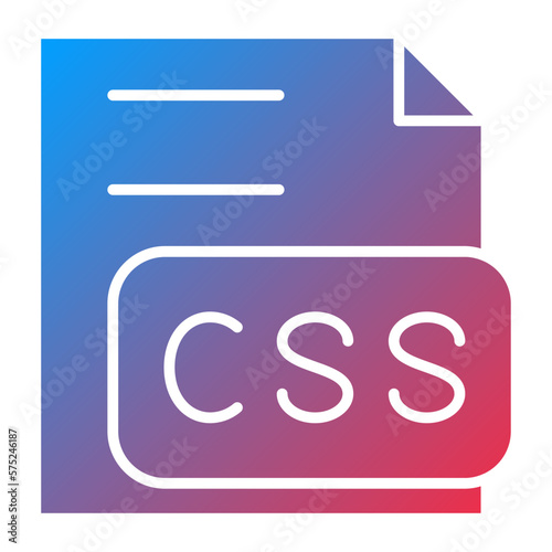 Vector Design CSS File Icon Style