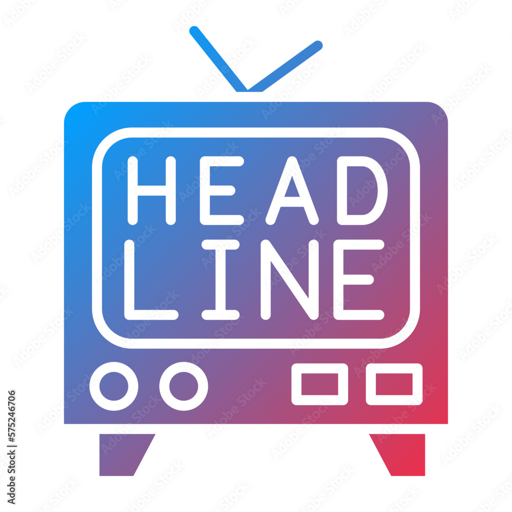 Vector Design Headline Icon Style Vector Design Headline Icon Style