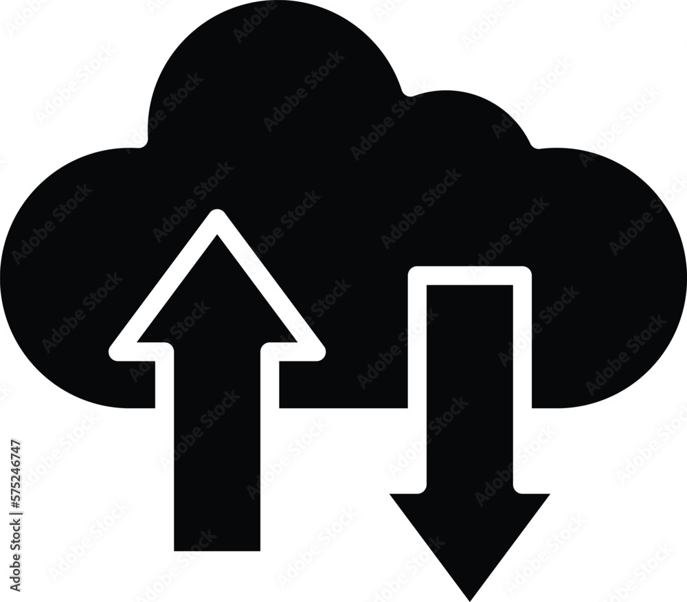 Data transfer Vector Icon Design Illustration Data transfer Vector Icon Design Illustration
