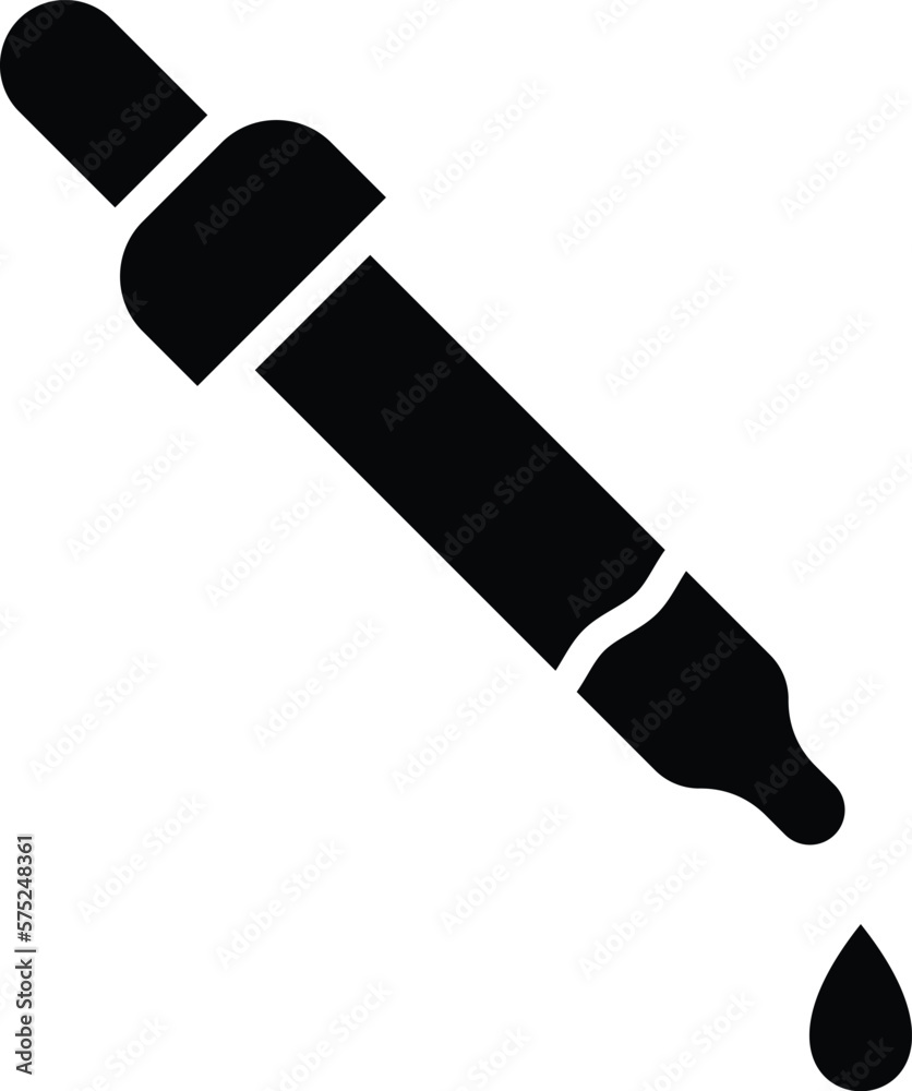 Pipette Vector Icon Design Illustration Pipette Vector Icon Design Illustration