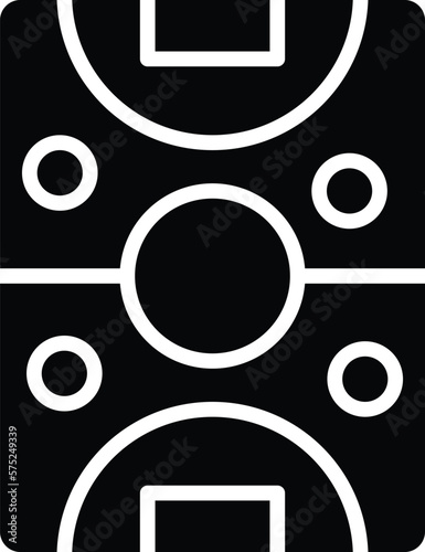 Air hockey Vector Icon Design Illustration