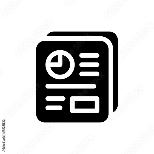 seo report glyph icon