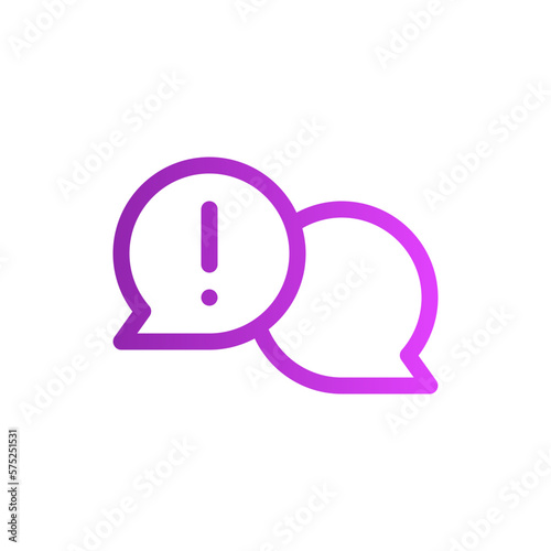 problem solving gradient icon