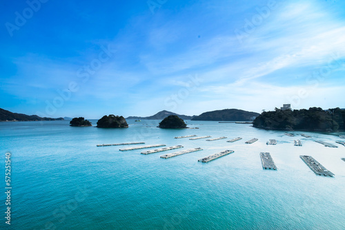 鳥羽湾の釣り筏