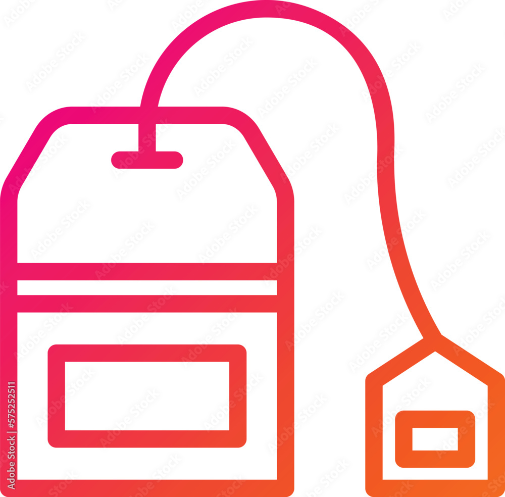 Tea bag Vector Icon Design Illustration Tea bag Vector Icon Design Illustration