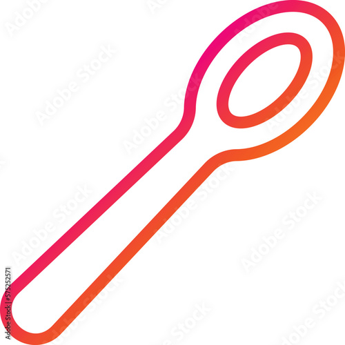 Spoon Vector Icon Design Illustration