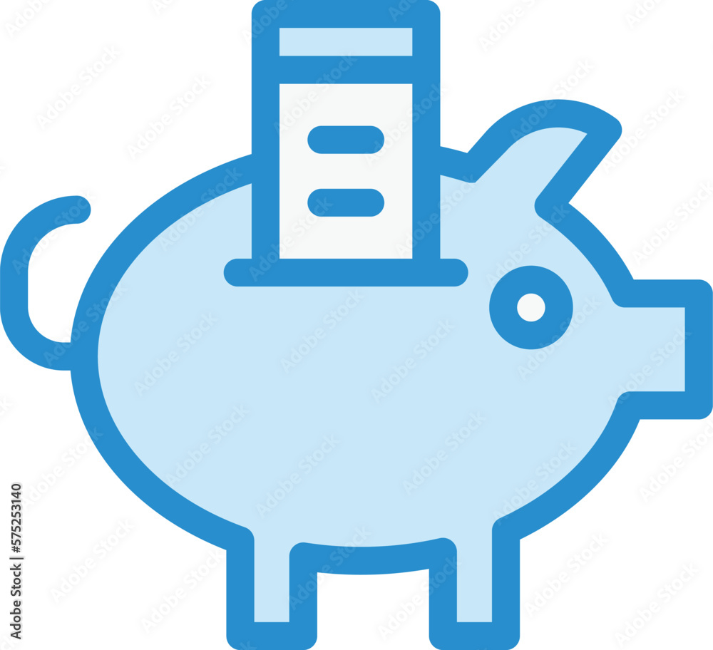 Piggy Bank Vector Icon Design Illustration Piggy Bank Vector Icon Design Illustration