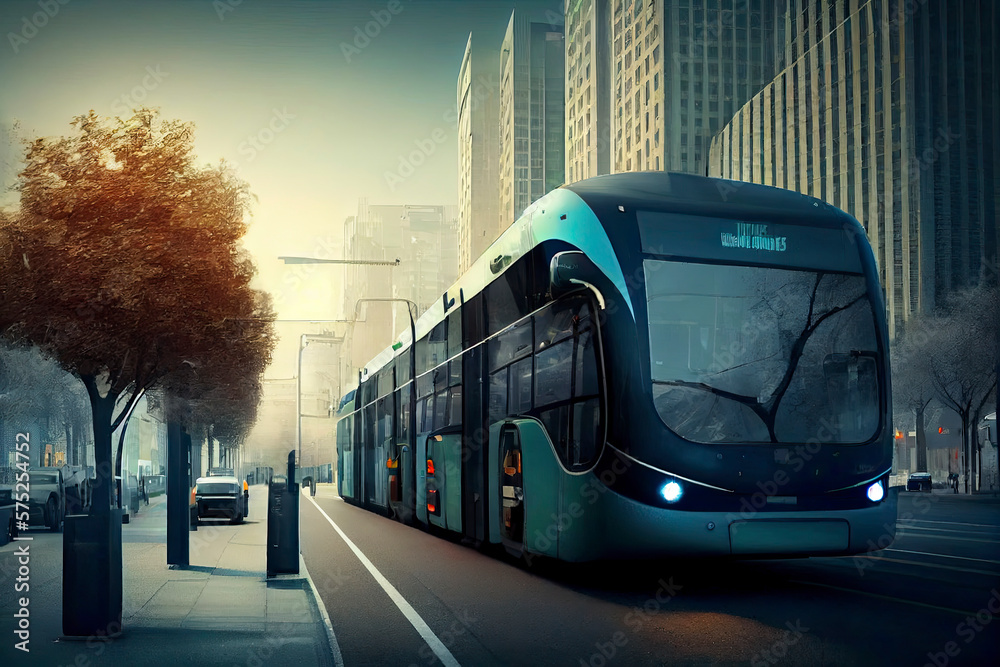 Public Transportation: An eco-friendly city has an efficient public