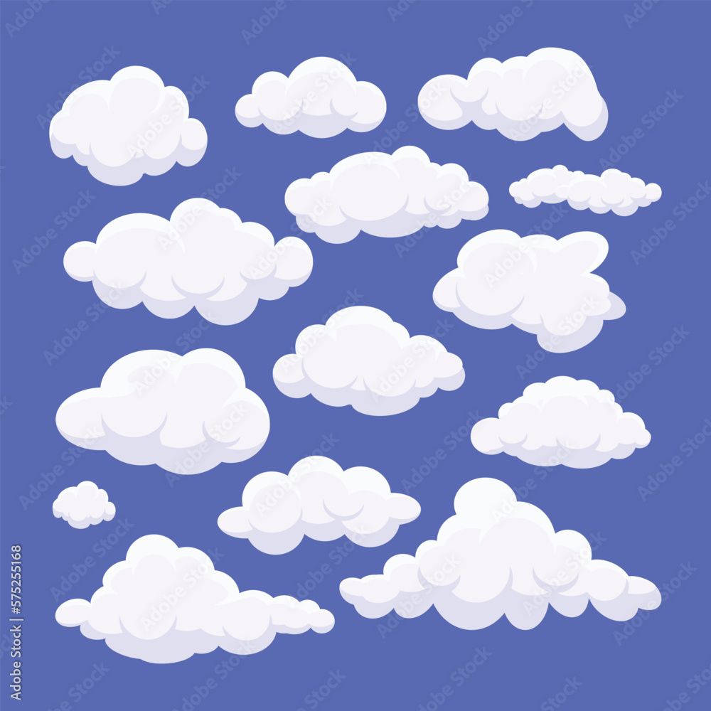 Beautiful Collection of Clouds Flat Vectors
Beautiful Collection of Clouds Flat Vectors