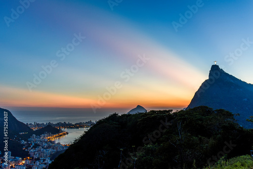View of Corcovado Mountain from Mirante Dona Marta photo