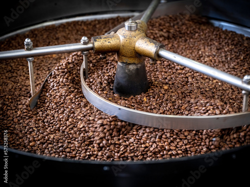 coffee Roaster with beans