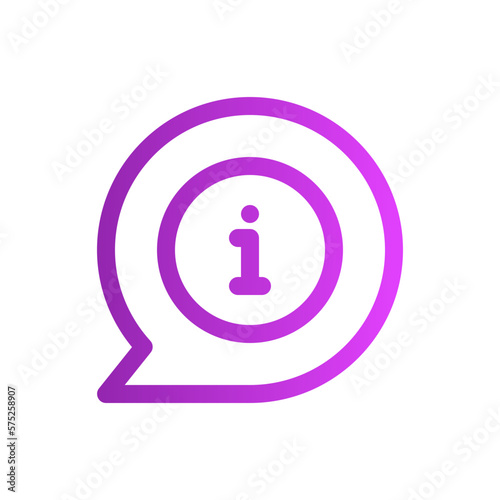 information gradient icon