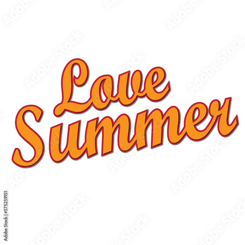 I love summer cool typography