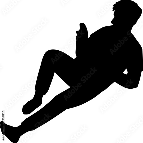 Human silhouette illustration.