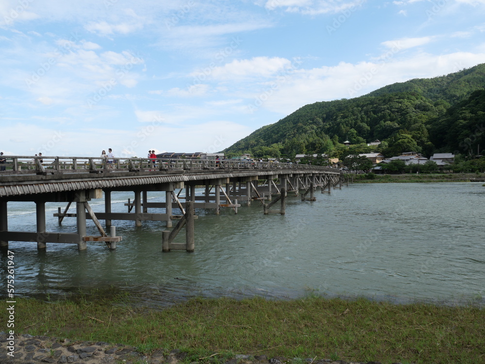 京都嵐山の渡月橋