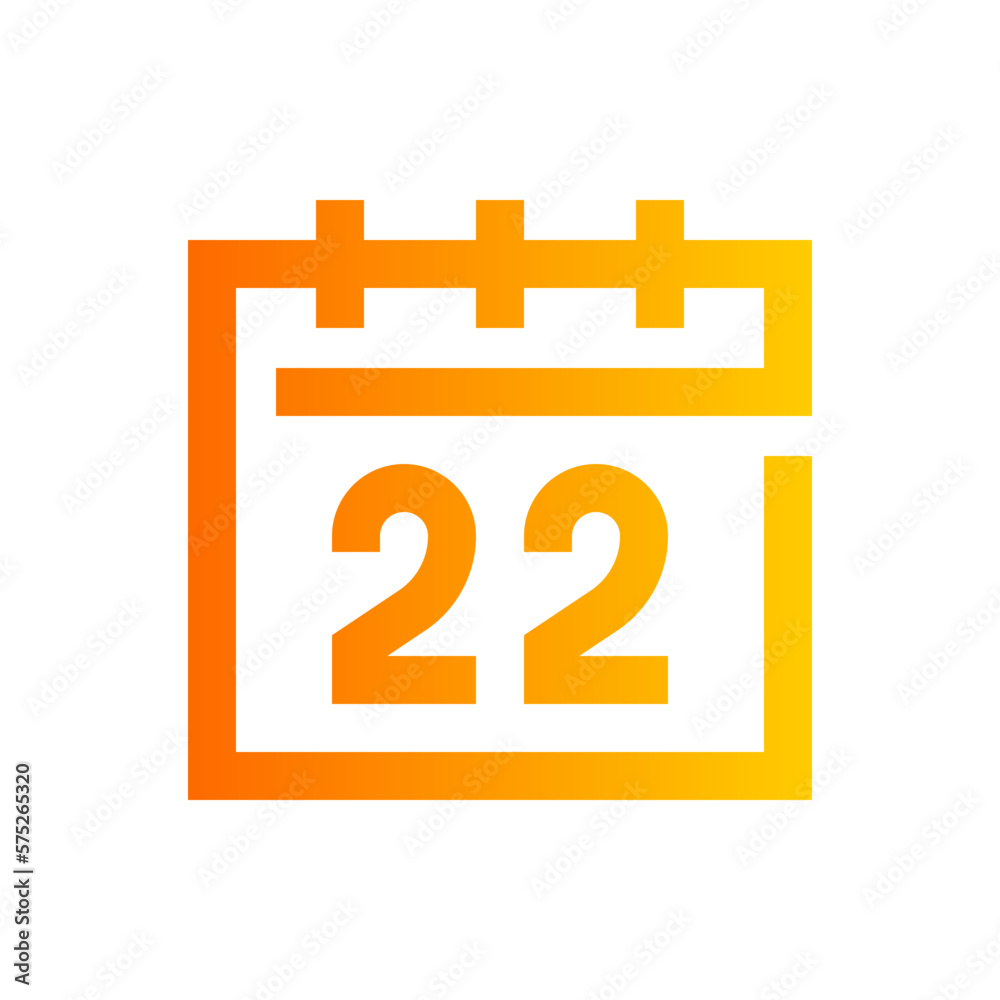 calendar gradient icon calendar gradient icon