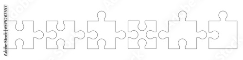 Puzzle Teile Elemente Puzzleteile Band Banner