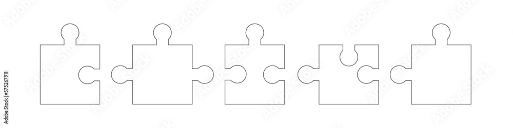 Puzzle Elemente Teile Band Banner Puzzle Elemente Teile Band Banner