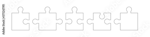Puzzle Elemente Teile Band Banner
