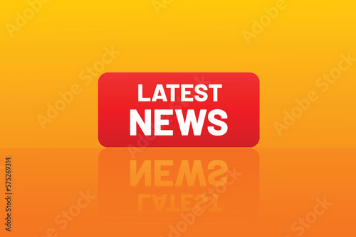 Latest news with yellow background template design.