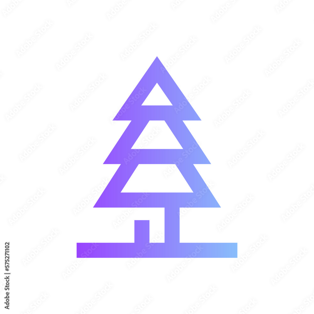 pine gradient icon pine gradient icon