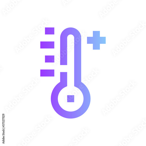 thermometer gradient icon