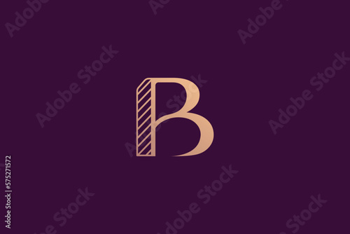 B letter typography vintage logo design, B letter logo, b arts design, b company logo