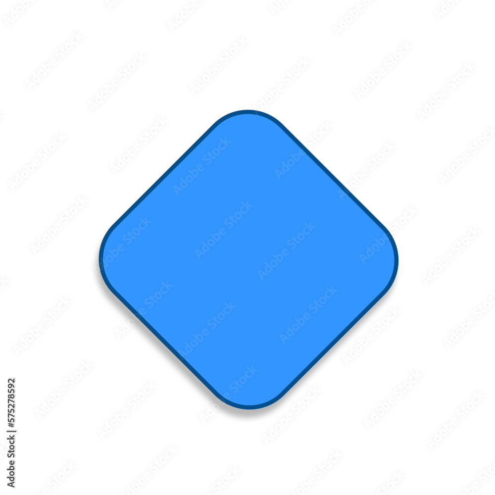 illustrazione con quadrilatero vuoto con angoli smussati e ombra su sfondo trasparente illustrazione con quadrilatero vuoto con angoli smussati e ombra su sfondo trasparente