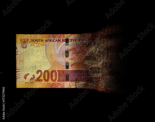 Dissolving Rand Cash Note photo