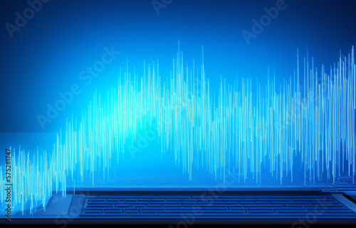 a close up of a blue background with white lines and dots on it, with a blue background with white lines and dots