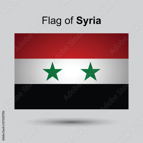 Syria flag illustration in vector design