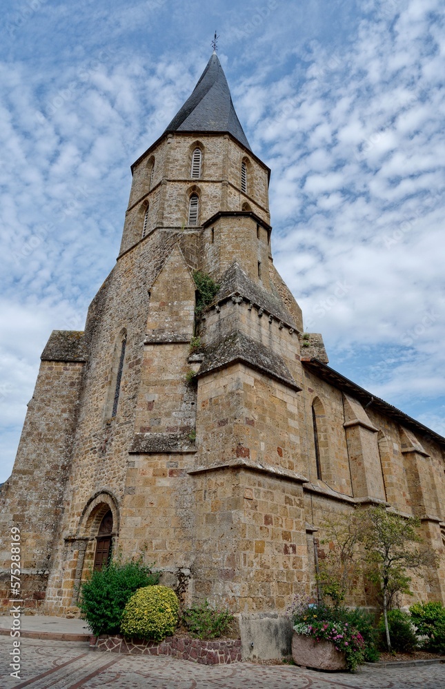 Église Saint-Sauveur de Rochechouart, Haute-Vienne, Parc Naturel Régional Périgord Limousin⁩, ⁨France⁩