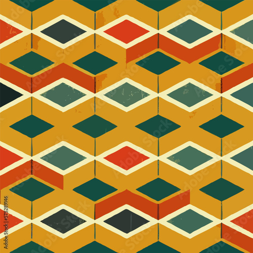 many forms fashion fabric design. Diagonal ikat stripes. Zigzag pattern seamless.Geometric chevron abstract illustration.