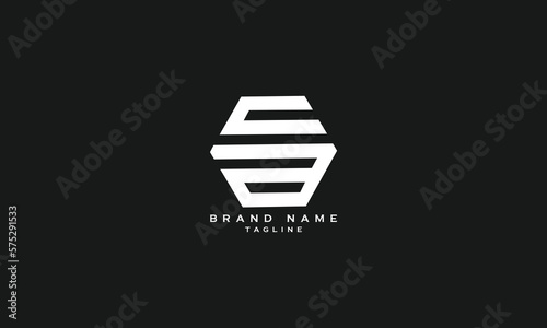 CFD, CED, ED, DE, Abstract initial monogram letter alphabet logo design
