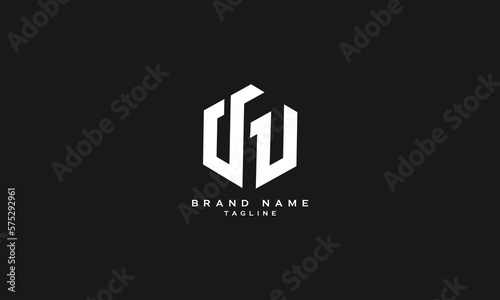CDFU, DFU, DFP, Abstract initial monogram letter alphabet logo design