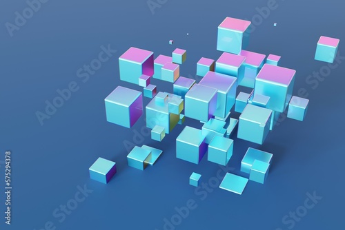 3d cubes in the shape of a cube